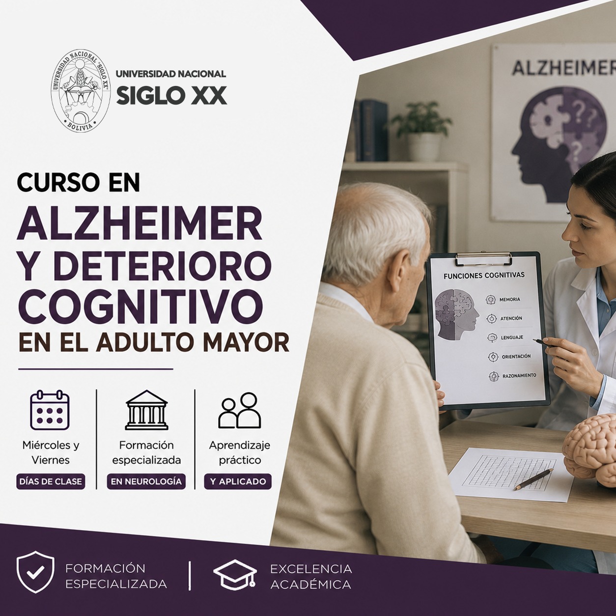 Portada del programa ALZHEIMER Y DETERIORO COGNITIVO EN EL ADULTO MAYOR