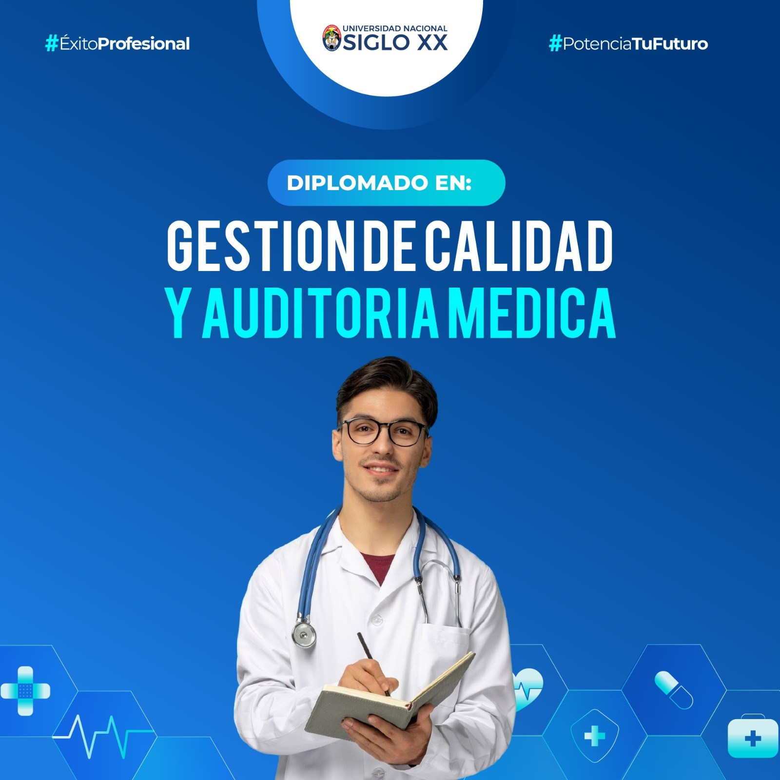 Portada del programa GESTIÓN DE CALIDAD Y AUDITORIA MEDICA