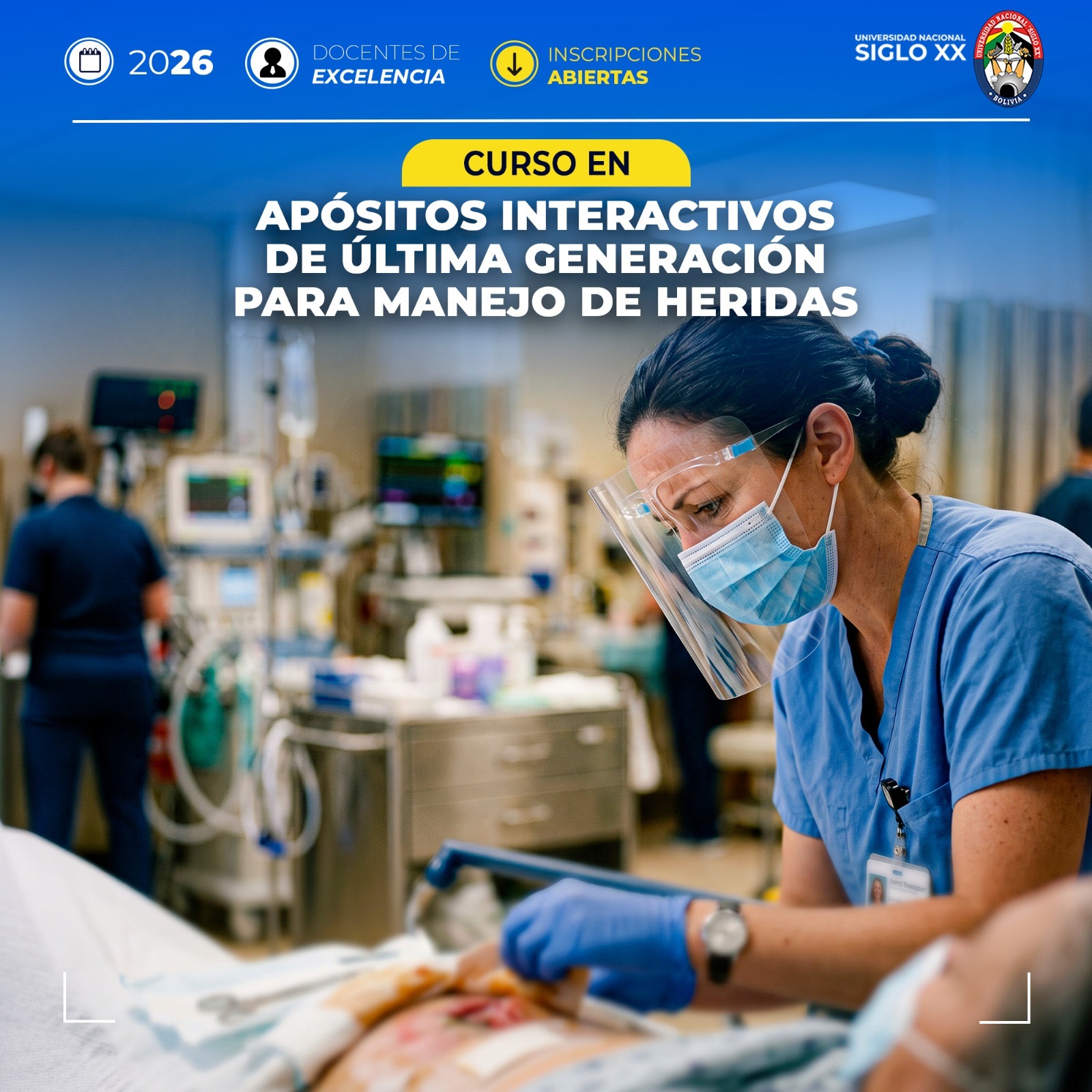 Portada del programa APÓSITOS INTERACTIVOS DE ÚLTIMA GENERACIÓN PARA MANEJO DE HERIDAS