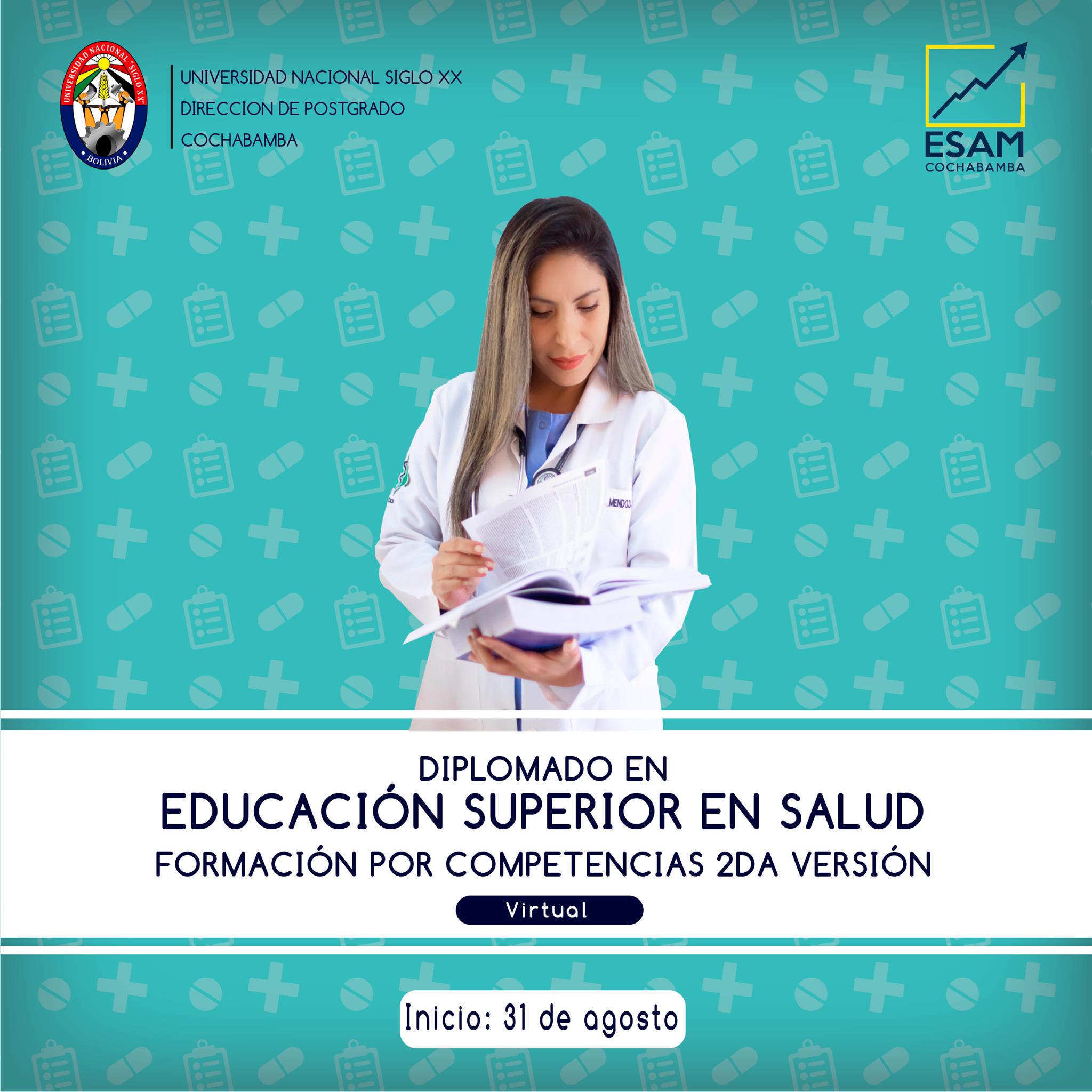 Pordata del programa Diplomado En Educación Superior En Salud, Formación Por Competencias
