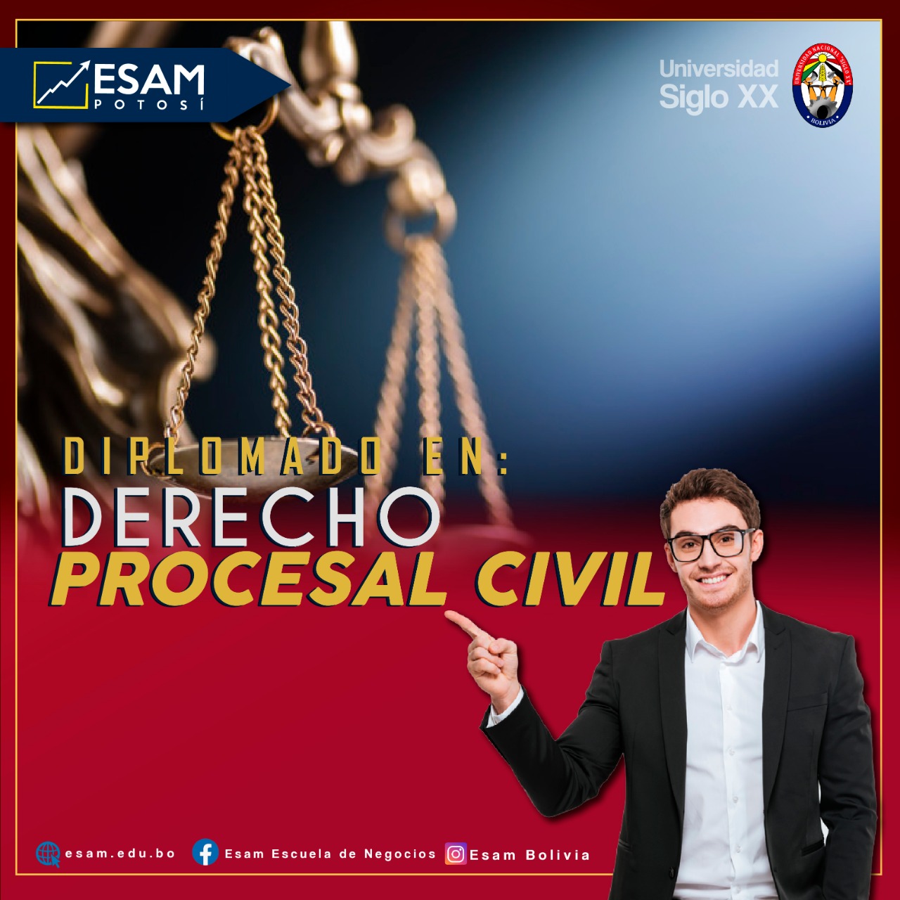 Pordata del programa Diplomado En Derecho Procesal Civil